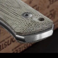 Lion Steel Bushcraft B35 Micarta Green -Outdoor Gear Store ccm ls b35cvgdet1 23906.1587424307