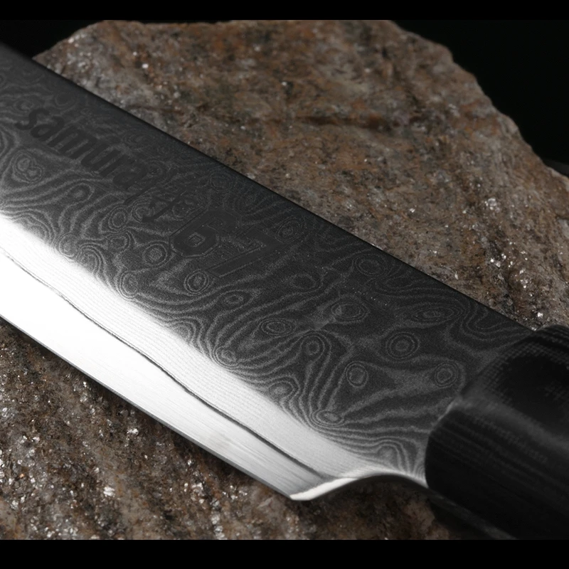 Samura Damascus 67 Slicing Tanto 5 Samura Damascus 67 Slicing Tanto - Image 3