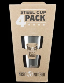 Klean Kanteen Steel Cup 295ml - 4 Pack -Outdoor Gear Store wit kssc10 4pk 15783.1587728695